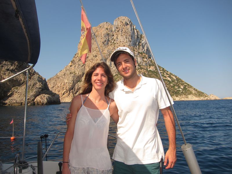 Familia Losada alquiler de barcos en Ibiza