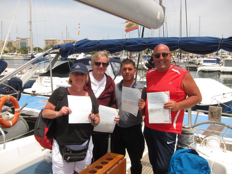 Nautical licence students ALINA SAILING
